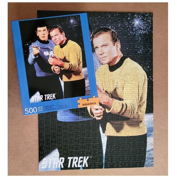 Aquarius STAR TREK Kirk Spock Jigsaw Puzzle 500 pieces - Picture 5 of 8